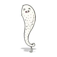 cartoon spooky ghost N63