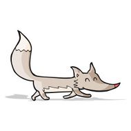 cartoon little wolf N57