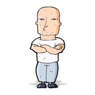 Cartoon Tough Guy N6
