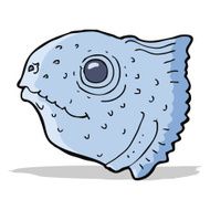 cartoon fish head N8