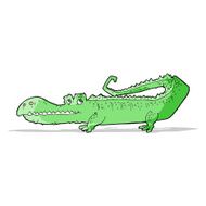 Cartoon Crocodile N55