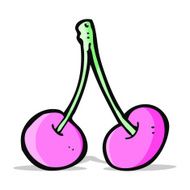 cartoon cherries N18