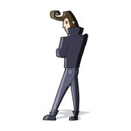 cartoon cool guy N9