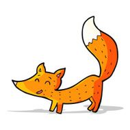 Cartoon little fox N18