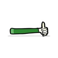 cartoon halloween vampire arm N26