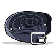 cartoon leather belt N12