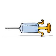 cartoon old needle N5