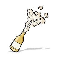 Cartoon Beer Bottle N10