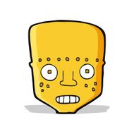 cartoon robot head N41