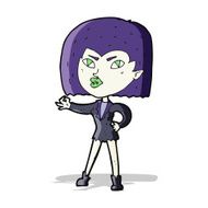Cartoon Vampire Girl N122