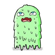 gross cartoon ghost N10