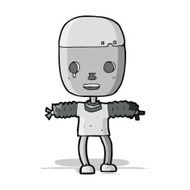 Cartoon Robot N183