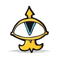 cartoon mystic eye symbol N11