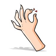 cartoon hand symbol N23