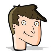 cartoon happy man N250