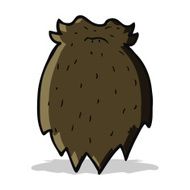 cartoon fake beard N6