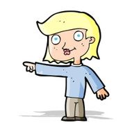 cartoon pointing person N6