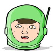 cartoon astronaut head N5