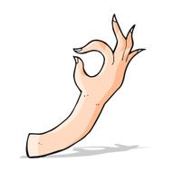 cartoon hand symbol N24