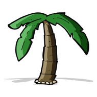 Cartoon Palm Tree N69