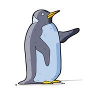 Cartoon penguin N62