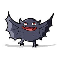 cartoon vampire bat N23