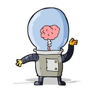cartoon robot cyborg N4