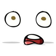 Shocked Cartoon Face N5