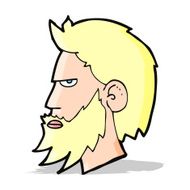 Cartoon Man With Beard N12