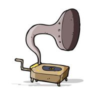 cartoon gramophone N5