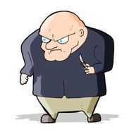cartoon evil man N4