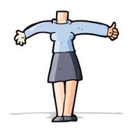 cartoon female body (add photos or mix and match cartoons) N109