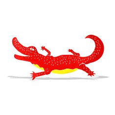 Cartoon Crocodile N47