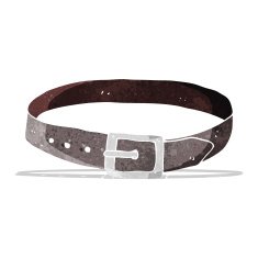 cartoon leather belt N5