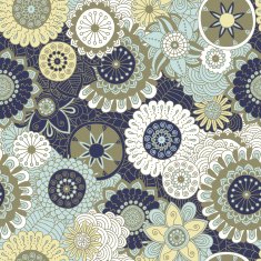 Hand Drawn floral background N2