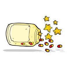 cartoon magic pills