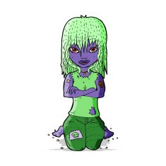 Cartoon Vampire Girl N83