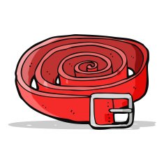 cartoon leather belt N8