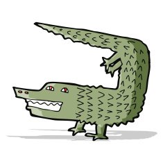 Cartoon Crocodile N49