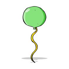 cartoon party balloon N4