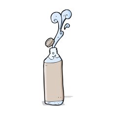 Cartoon Juice Bottle N11