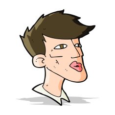 cartoon male model guy N4