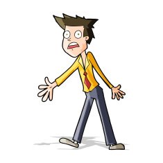 cartoon stressed man N30