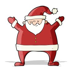 Cartoon Santa Claus N209