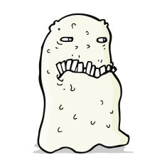 cartoon gross ghost N18