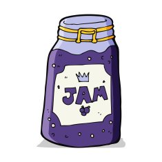 cartoon jar of jam N2