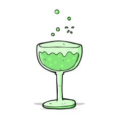 cartoon sparkling cocktail N3