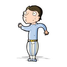 cartoon man in loud clothes N4