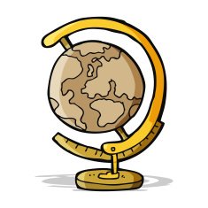 cartoon globe N3