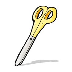 Cartoon Scissors N25